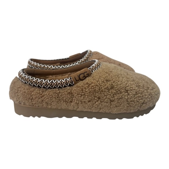 UGG Men's Tasman Maxi Curly Chestnut Suede Slipper. Sz: 9 - Picture 4 of 10